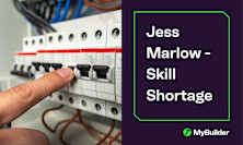 Header for an interview with Jess Marlow about how she began her electrical apprenticeship. 