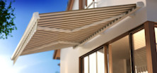 Awning on house
