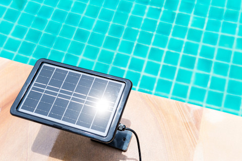 solar powered swimming pool