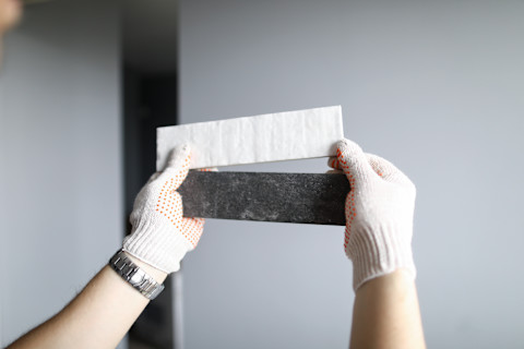 Ceramic and porcelain tile samples