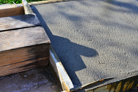 Concrete shed base 3