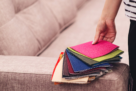 Upholstery colours for sofa
