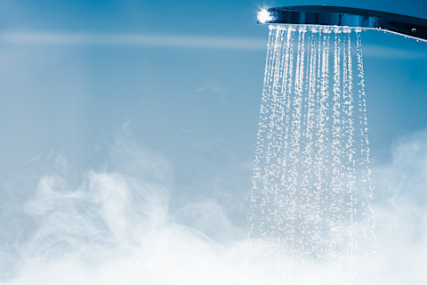 Modern home shower