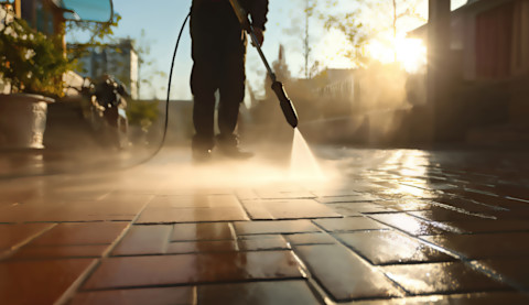 Driveway cleaning