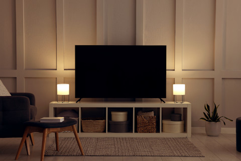 Ambient living room lighting