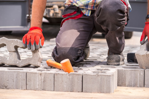 Driveway paving
