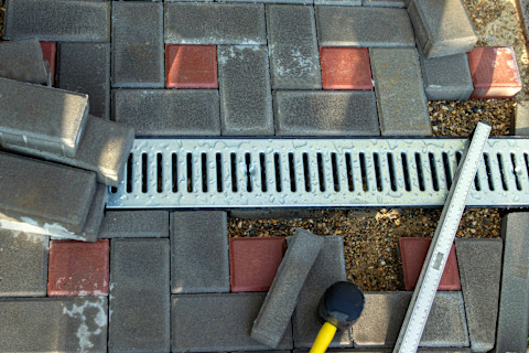Laying a patio 2