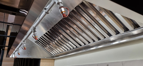 Kitchen hood fire suppression system