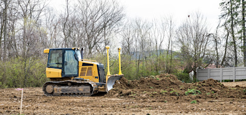 Grading of landscape