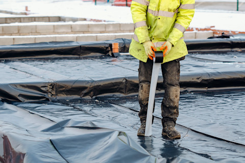 Roofers Work in Windy Conditions