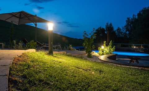 Security deck lighting