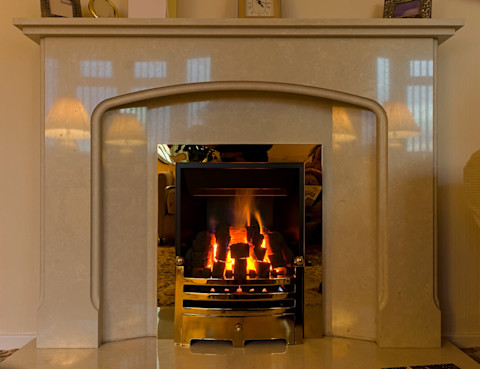 Gas fireplace
