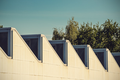 Sawtooth roofing