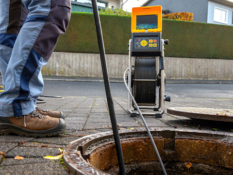 CCTV survey in drain