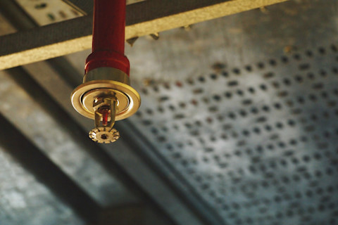 red-fire-sprinkler