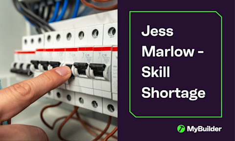 Header for an interview with Jess Marlow about how she began her electrical apprenticeship.