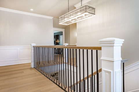 Modern stair railings
