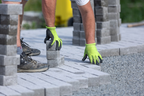 Block paving driveway 3