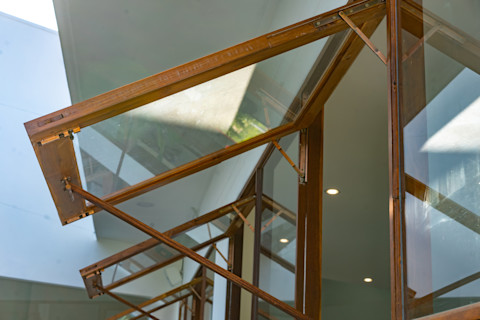 Awning egress windows