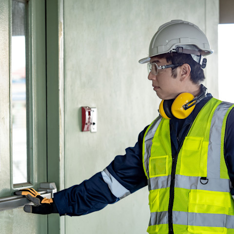 Professional fitting fire door