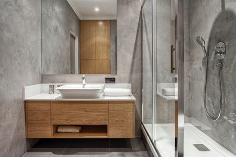 Small modern bathroom