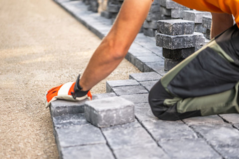 Block paving