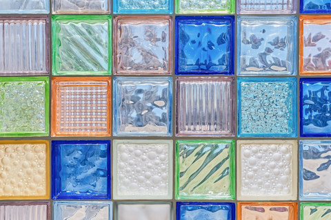 Coloured Glass Block Windows
