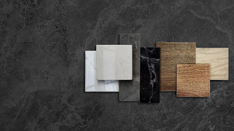 Wooden ceramic floor tiles, luxury marble stones, elegant artificial stone tiles with blank space for design.