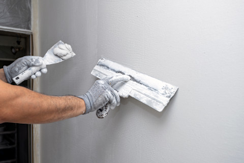 Replaster wall 2