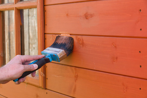 How to paint a shed 3