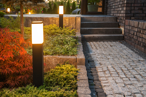 Inexpensive outdoor lighting 3