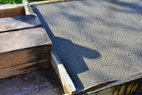 Concrete shed base 3