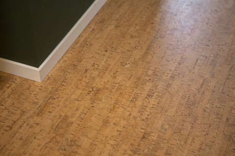 Cork flooring