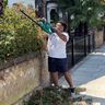 Daniel’s gardening