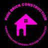 Pink brick construction