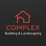 Complex building and landscaping