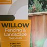 Willow fencing and landscape services