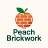 Peach brickwork