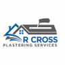 R cross plastering