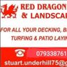 Red dragon fencing and landscaping