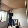 Booth plastering