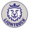 Lion touched