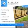 B Allan landscaping
