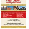 First choice roofing contractors uk ltd