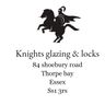 Knights glazing and locks