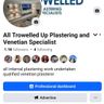 All trowelled up