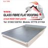 Glass fibre flat roofing