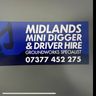 Midlands mini digger and driver hire
