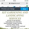 RJT gardening and landscaping services