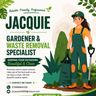 Jacquie gardener and waste removal specialist